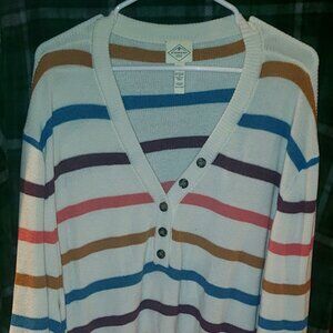 St. John's Bay V-Neck Sweater in Women's Size 3X